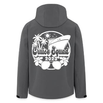 Cruise Squad 2023 Cruising Family Friends Vacation - Men’s Recycled Softshell Jacket by Stanley/Stella - black - Back - AI Model Male 185 light (185cm)