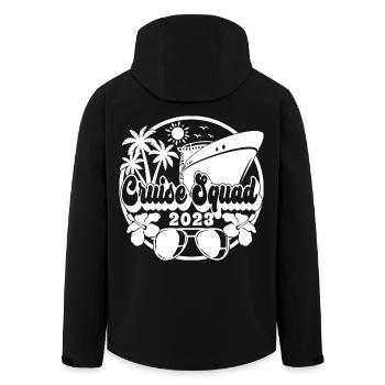 Cruise Squad 2023 Cruising Family Friends Vacation - Men’s Recycled Softshell Jacket by Stanley/Stella - black - Back - AI Model Male 185 light (185cm)