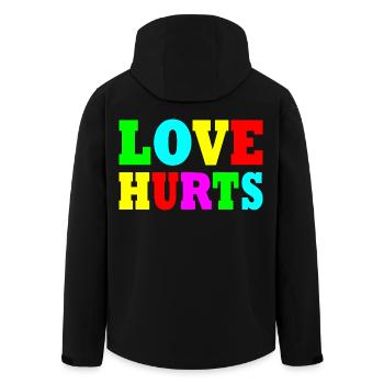 Love hurts - Veste softshell homme en polyester recyclé Stanley/Stella - noir - Dos - AI Model Male 185 light (185cm)