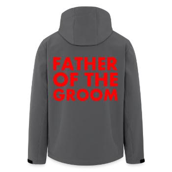 Father of the groom - Veste softshell homme en polyester recyclé Stanley/Stella - noir - Dos - AI Model Male 185 light (185cm)