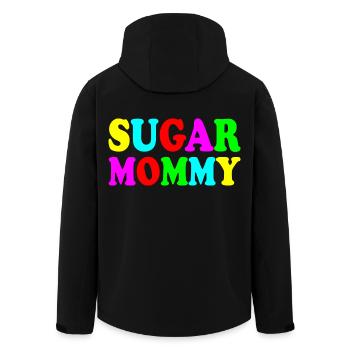 Sugar mommy - Men’s Recycled Softshell Jacket by Stanley/Stella - black - Back - AI Model Male 185 light (185cm)