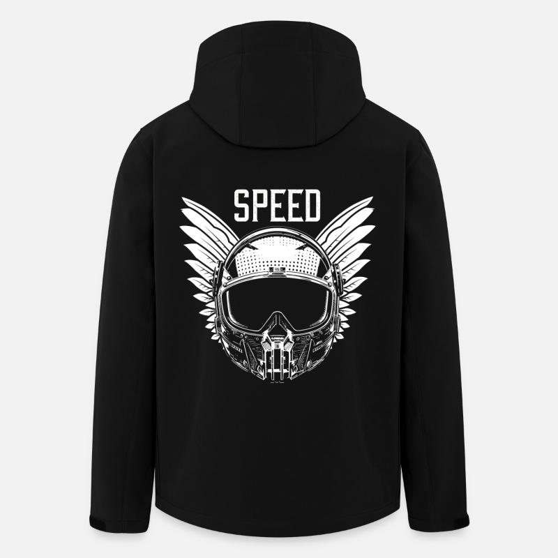Speed - Recycelte Männer Softshell-Jacke von Stanley/Stella - Schwarz