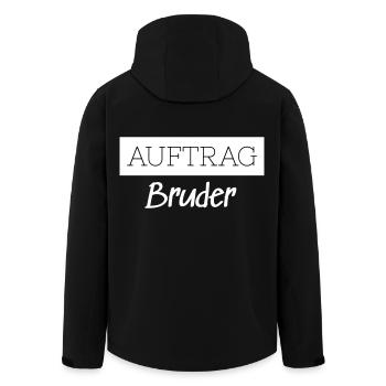 Commander Brother Family Funny Gift - Veste softshell homme en polyester recyclé Stanley/Stella - noir - Dos - AI Model Male 185 light (185cm)