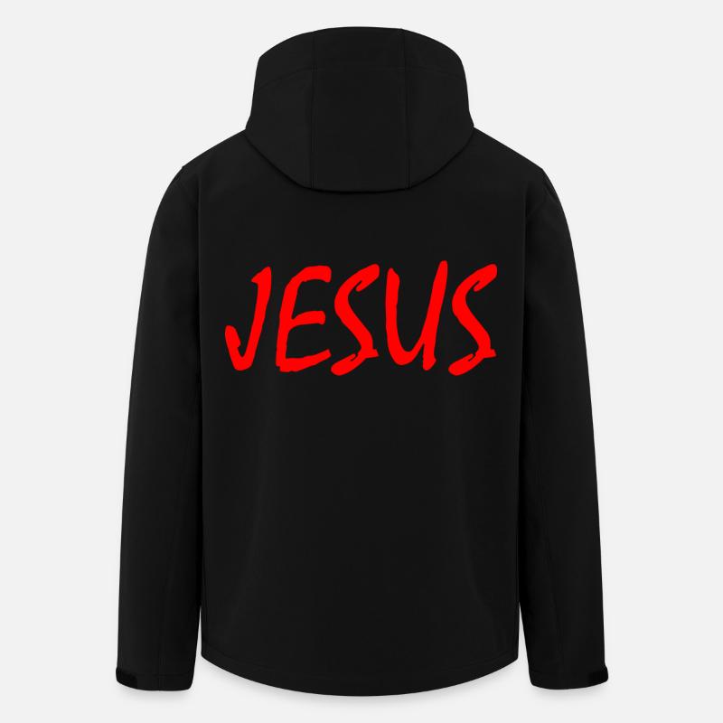 Jesus - Men’s Recycled Softshell Jacket by Stanley/Stella - black