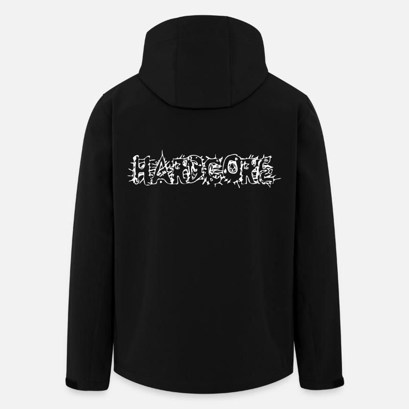 Hardcore - Recycelte Männer Softshell-Jacke von Stanley/Stella - Schwarz