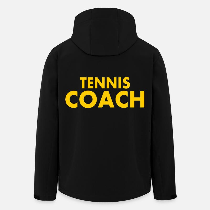 Tennis coach - Recycelte Männer Softshell-Jacke von Stanley/Stella - Schwarz