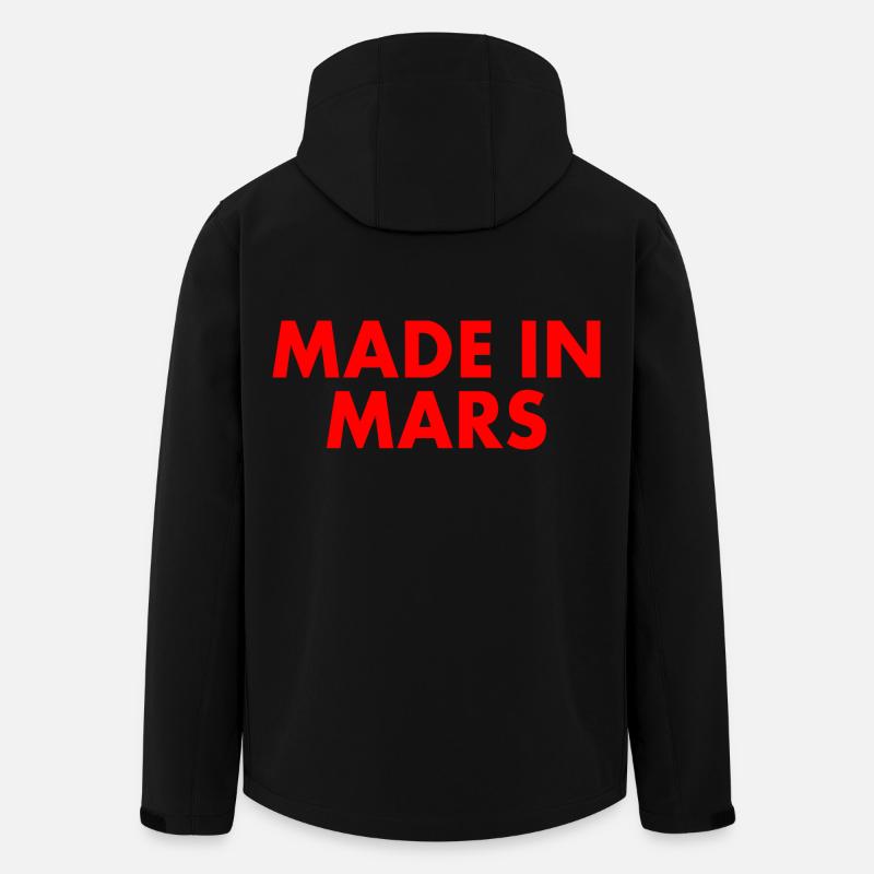 Made in mars - Veste softshell homme en polyester recyclé Stanley/Stella - noir