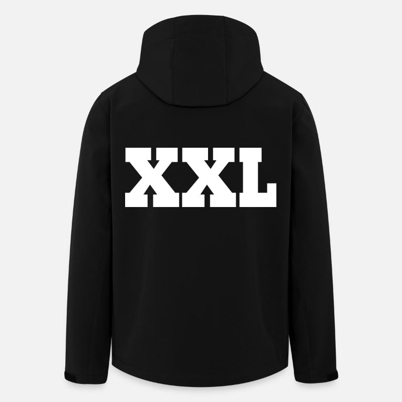 XXL - Veste softshell homme en polyester recyclé Stanley/Stella - noir