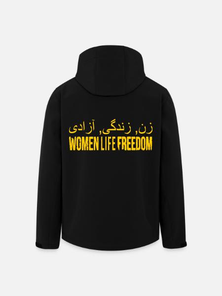 Women life freedom iran - Men’s Recycled Softshell Jacket by Stanley/Stella - black