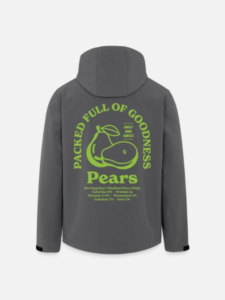 Pears Nutritional - Men’s Recycled Softshell Jacket by Stanley/Stella - black