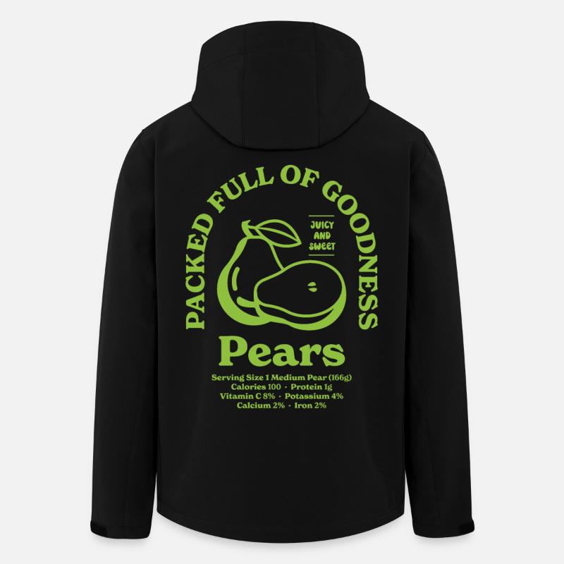 Pears Nutritional - Men’s Recycled Softshell Jacket by Stanley/Stella - black