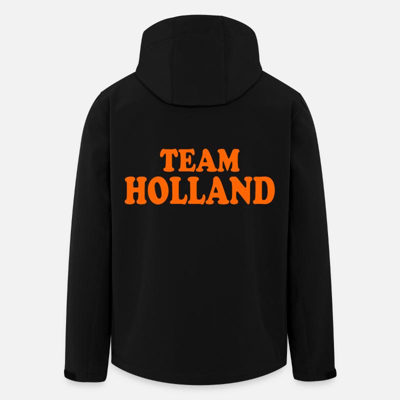 Team holland - Men’s Recycled Softshell Jacket by Stanley/Stella - black