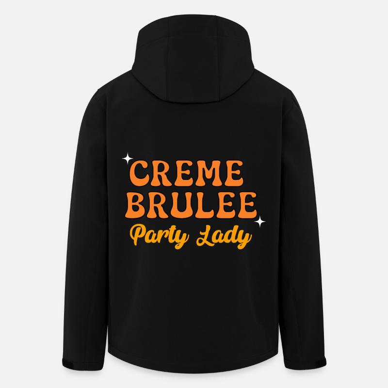 Creme Brulee Party Lady Retro Style Fasching - Recycelte Männer Softshell-Jacke von Stanley/Stella - Schwarz