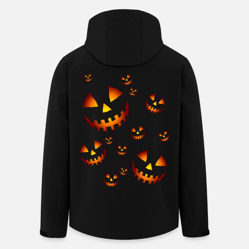 Les citrouilles - Veste softshell homme en polyester recyclé Stanley/Stella - noir