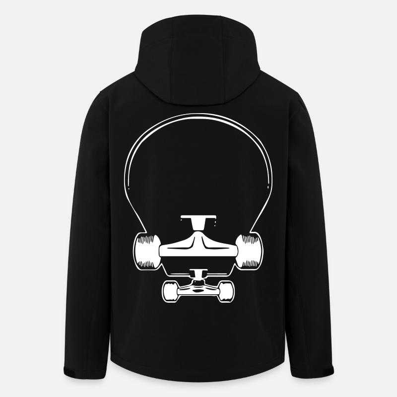 Skateboard - Recycelte Männer Softshell-Jacke von Stanley/Stella - Schwarz