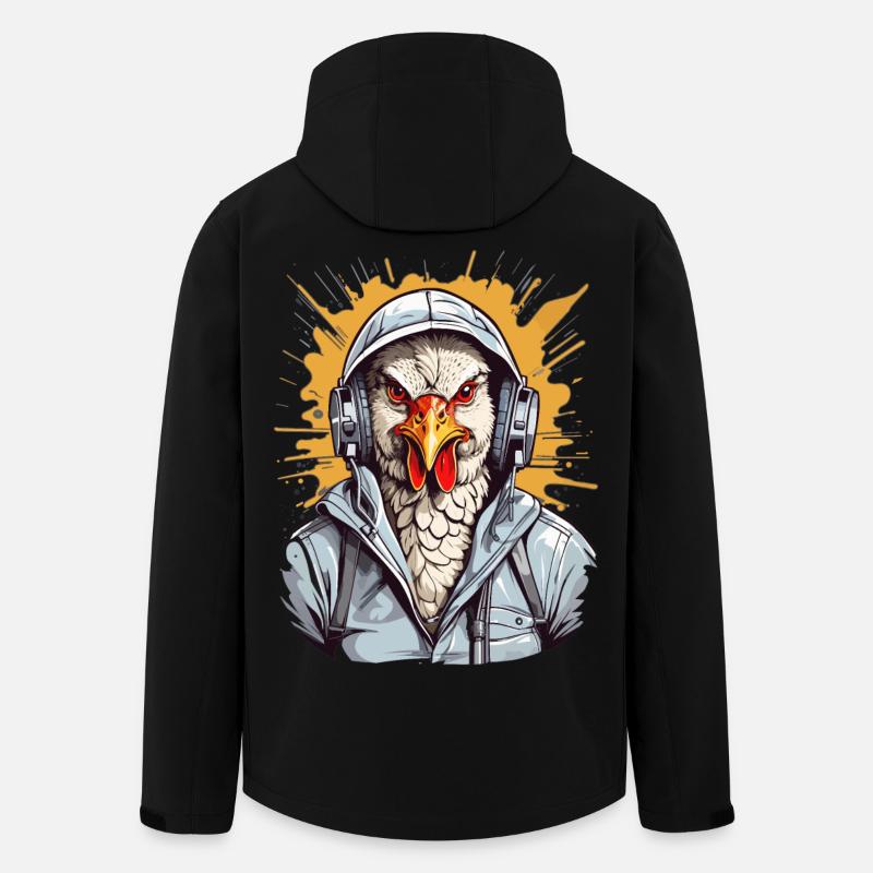 Hänchen Rock - Recycelte Männer Softshell-Jacke von Stanley/Stella - Schwarz