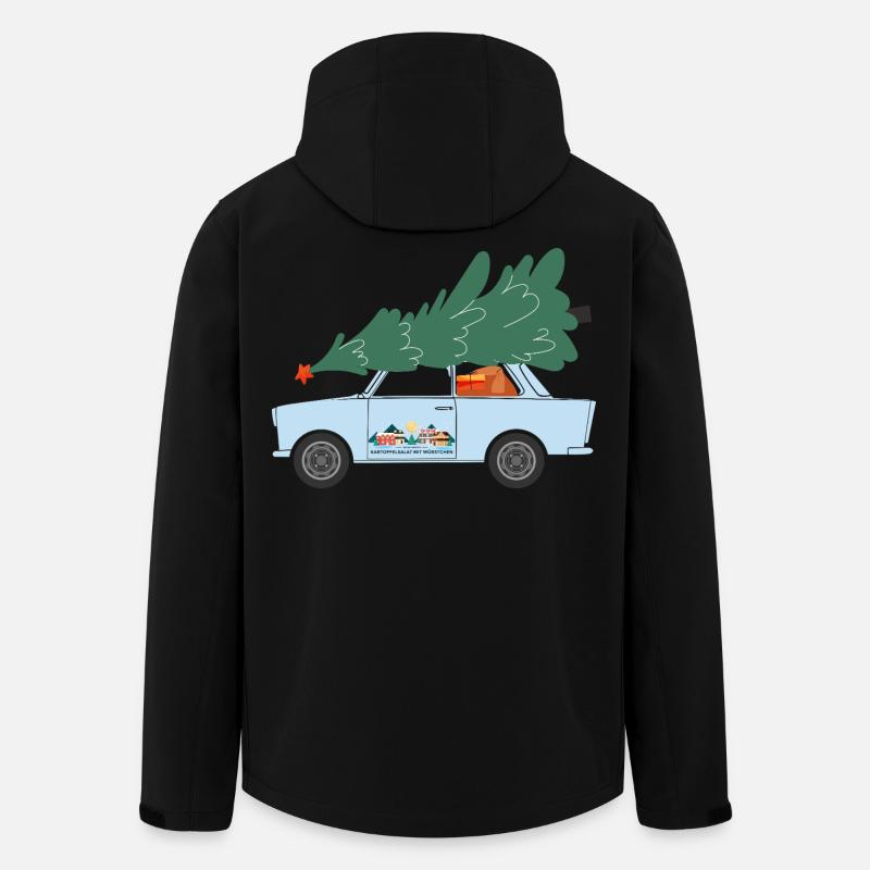 Christmas at Home (Trabi Edition) - Men’s Recycled Softshell Jacket by Stanley/Stella - black