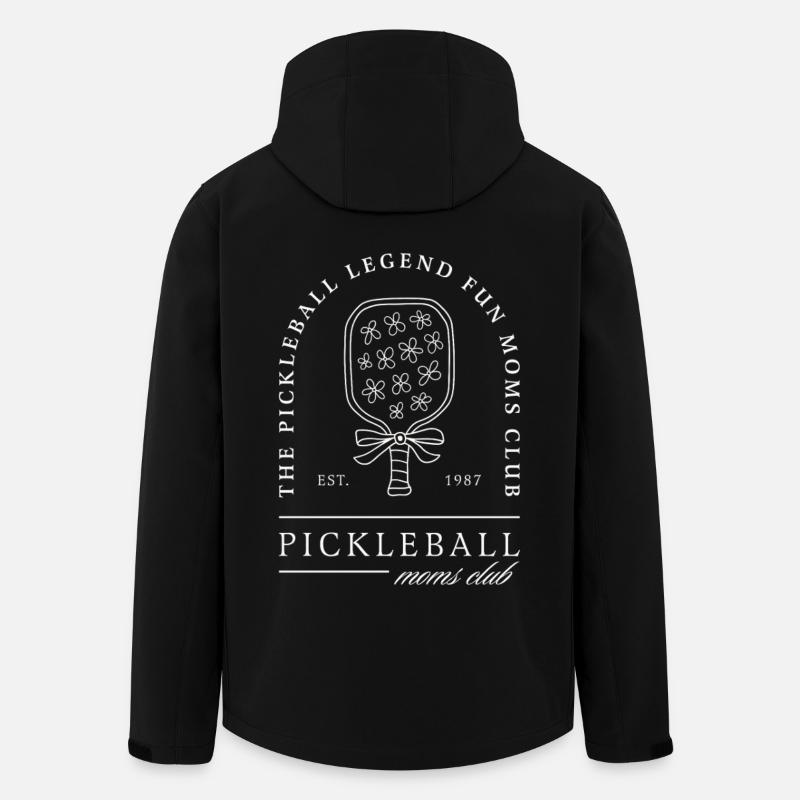 Pickleball-Mama lustige Mutter - Recycelte Männer Softshell-Jacke von Stanley/Stella - Schwarz