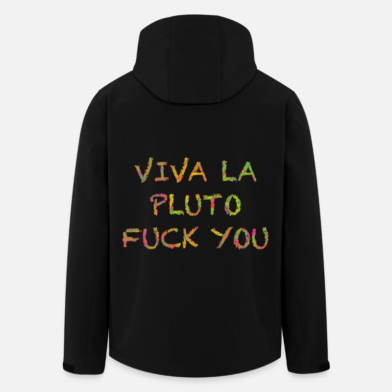Es lebe la Pluto - Recycelte Männer Softshell-Jacke von Stanley/Stella - Schwarz