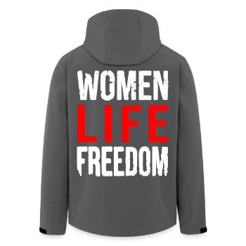 Women life freedom - Veste softshell homme en polyester recyclé Stanley/Stella - noir - Dos - AI Model Male 185 light (185cm)