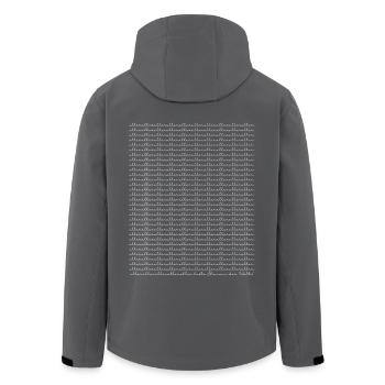 Der aller beste Ehemann der Welt Spruch - Recycelte Männer Softshell-Jacke von Stanley/Stella - Schwarz - Hinten - AI Model Male 185 light (185cm)
