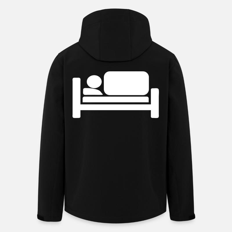 Cool Lit Silhouettes Pictogramme Design - Veste softshell homme en polyester recyclé Stanley/Stella - noir