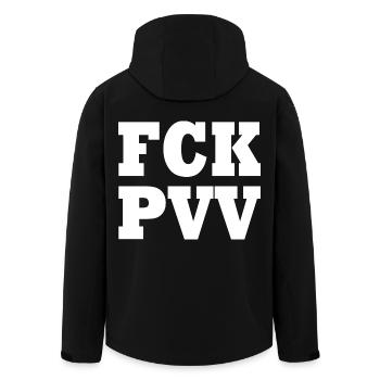 pvv - Veste softshell homme en polyester recyclé Stanley/Stella - noir - Dos - AI Model Male 185 light (185cm)