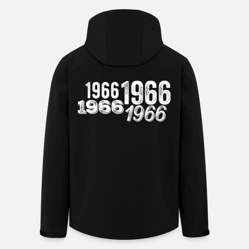 1966 - Recycelte Männer Softshell-Jacke von Stanley/Stella - Schwarz