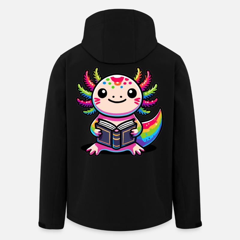 Ich-les-a-lotl, Axolotl - Recycelte Männer Softshell-Jacke von Stanley/Stella - Schwarz
