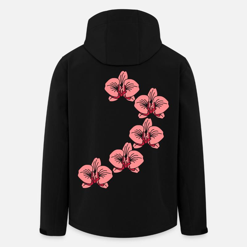 orchidee_2 - Veste softshell homme en polyester recyclé Stanley/Stella - noir