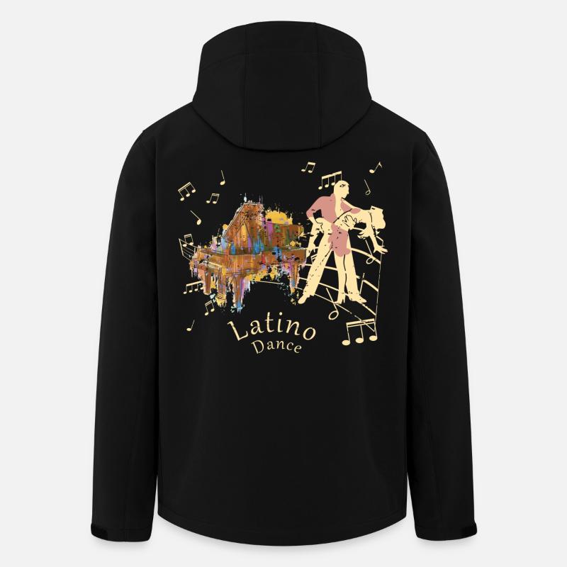 Latino Dancer - Men’s Recycled Softshell Jacket by Stanley/Stella - black