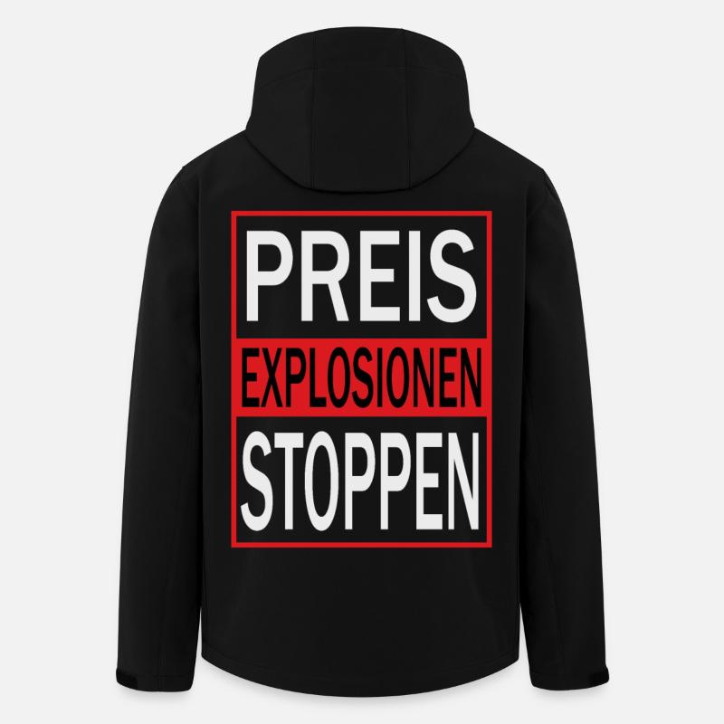 Stop price explosions - Men’s Recycled Softshell Jacket by Stanley/Stella - black