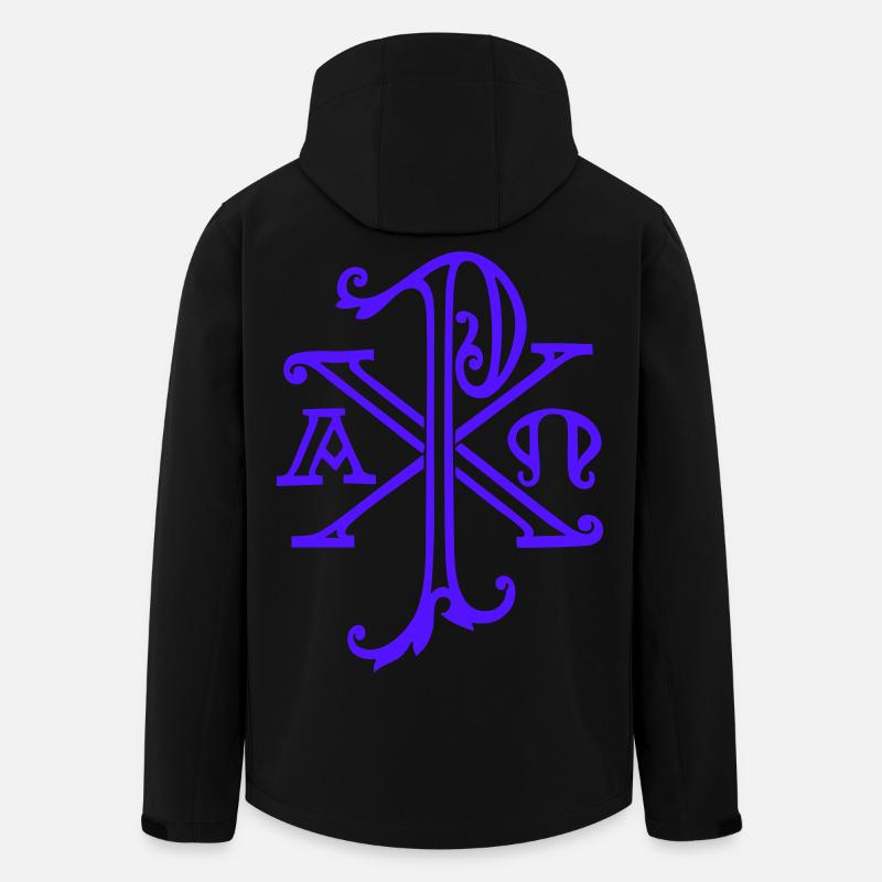 Christusmonogramm - Recycelte Männer Softshell-Jacke von Stanley/Stella - Schwarz