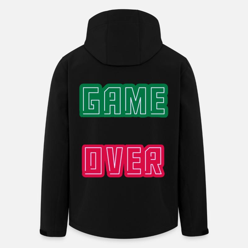 Game Over, Completion Level Unlocked - Men’s Recycled Softshell Jacket by Stanley/Stella - black