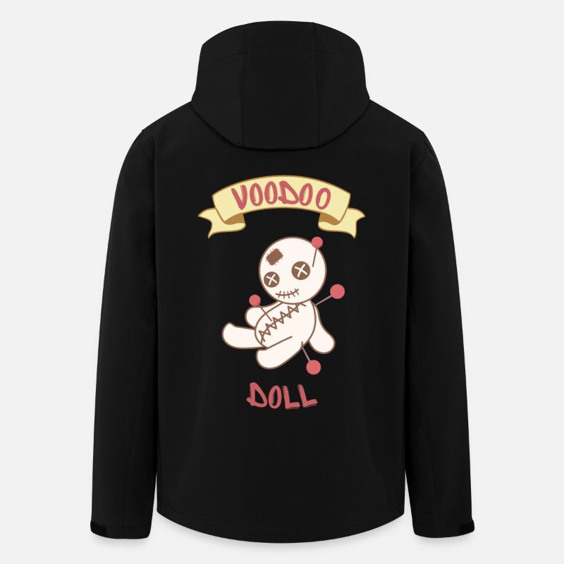 Voodoo Voodoo Voodoo Puppe - Recycelte Männer Softshell-Jacke von Stanley/Stella - Schwarz