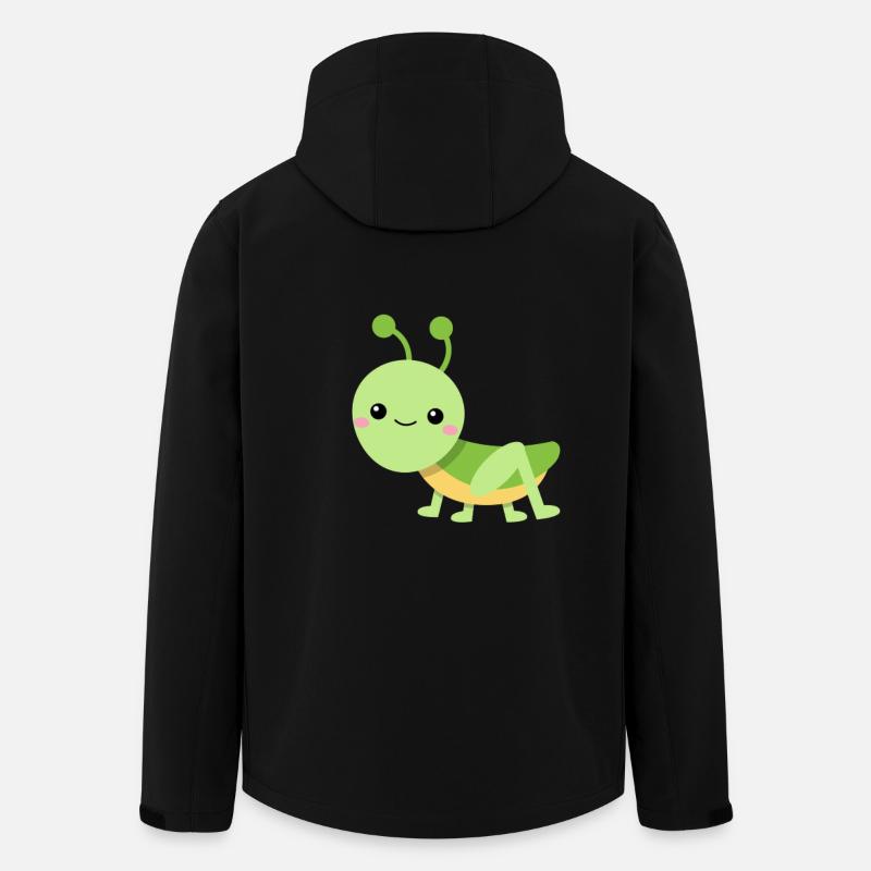 Lively grasshopper - Men’s Recycled Softshell Jacket by Stanley/Stella - black