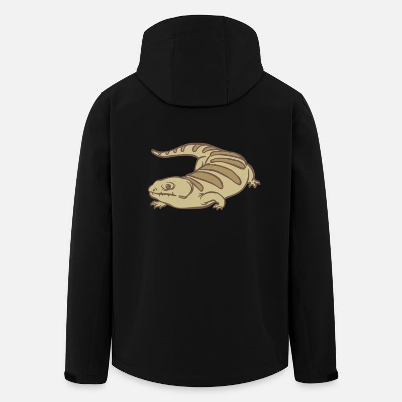 Faszinierender und Einzigartiger Skink - Recycelte Männer Softshell-Jacke von Stanley/Stella - Schwarz
