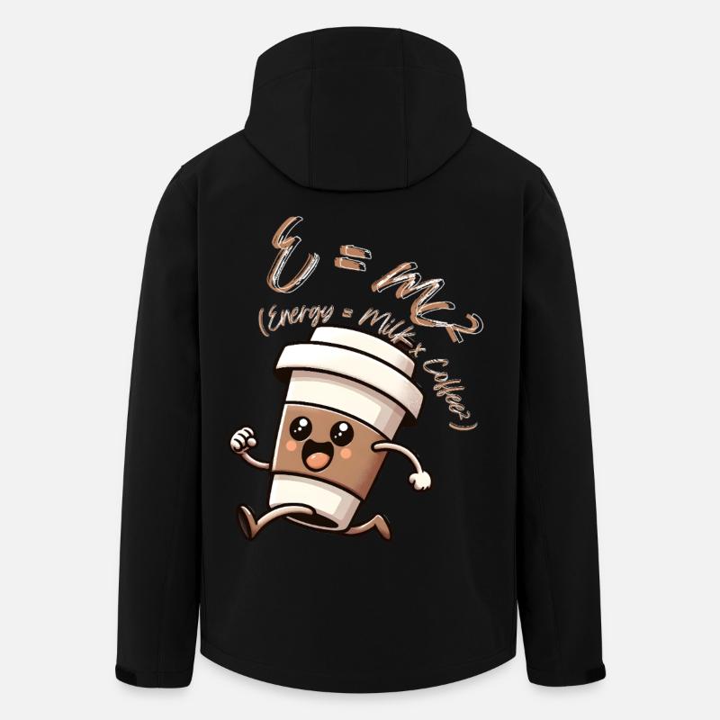 E-mc2 - Men’s Recycled Softshell Jacket by Stanley/Stella - black