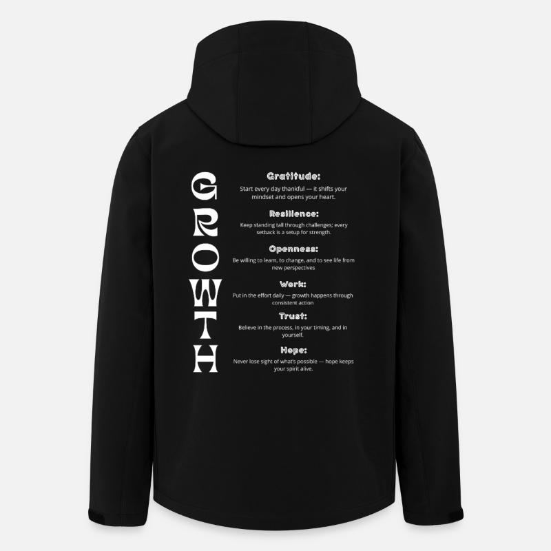 Growth Development - Men’s Recycled Softshell Jacket by Stanley/Stella - black