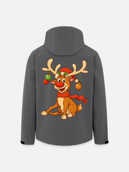 Christmas T-Shirt Women's Gifts for Him Funny - Men’s Recycled Softshell Jacket by Stanley/Stella - black