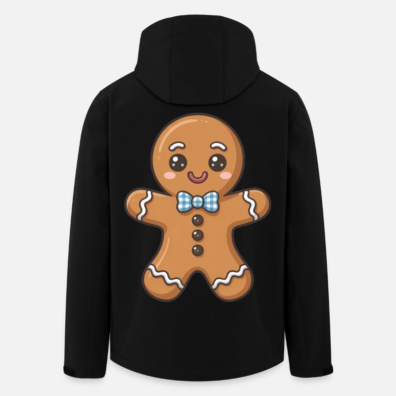 Lebkuchenmann - Recycelte Männer Softshell-Jacke von Stanley/Stella - Schwarz