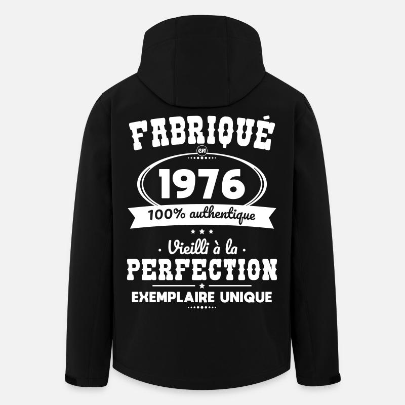 Hergestellt 1976 – Perfekt gereift - Recycelte Männer Softshell-Jacke von Stanley/Stella - Schwarz