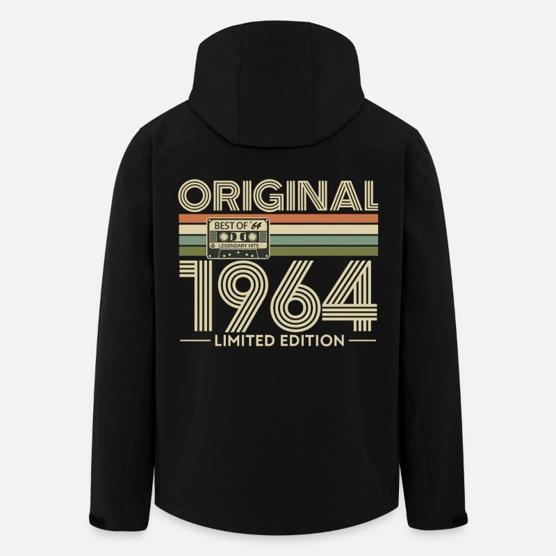 Originale limitierte Ausgabe von 1964 - Recycelte Männer Softshell-Jacke von Stanley/Stella - Schwarz