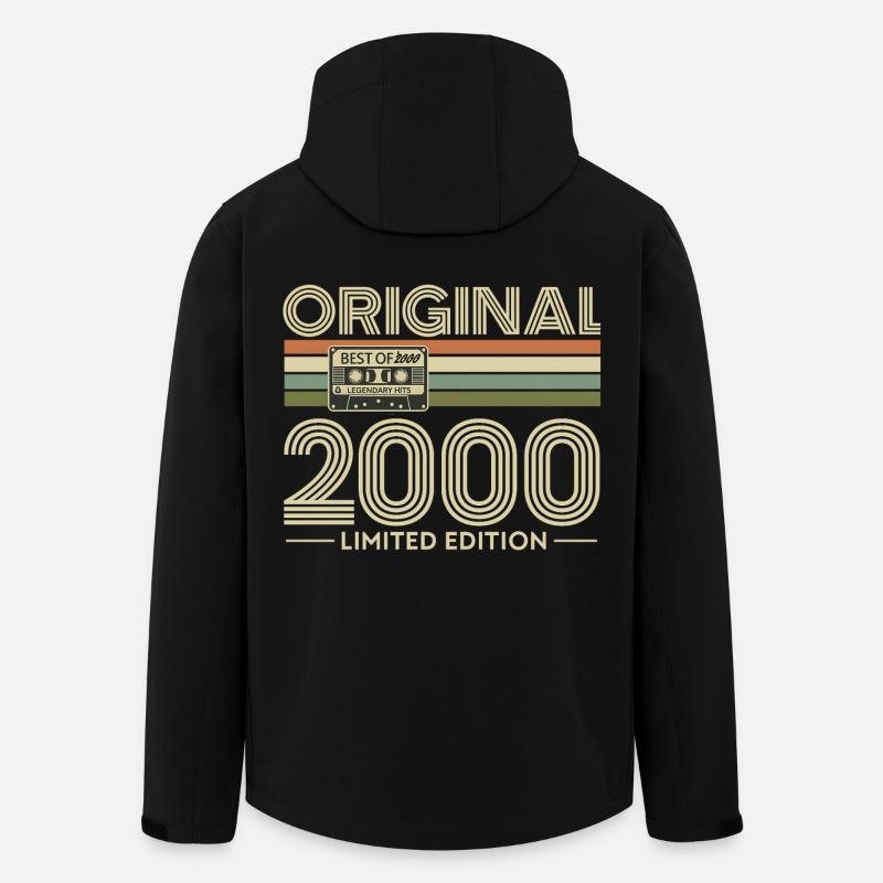 Original 2000 Limited Edition - Veste softshell homme en polyester recyclé Stanley/Stella - noir