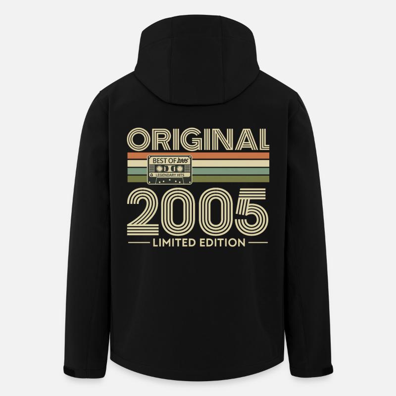 Original 2005 Édition Limitée Rétro - Veste softshell homme en polyester recyclé Stanley/Stella - noir