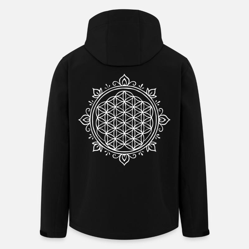 Affirmation Mindfulness Emotional Resilience - Men’s Recycled Softshell Jacket by Stanley/Stella - black
