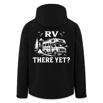 RV There Yet Lustig Camping Abenteuer - Recycelte Männer Softshell-Jacke von Stanley/Stella - Schwarz - Hinten - AI Model Male 185 light (185cm)