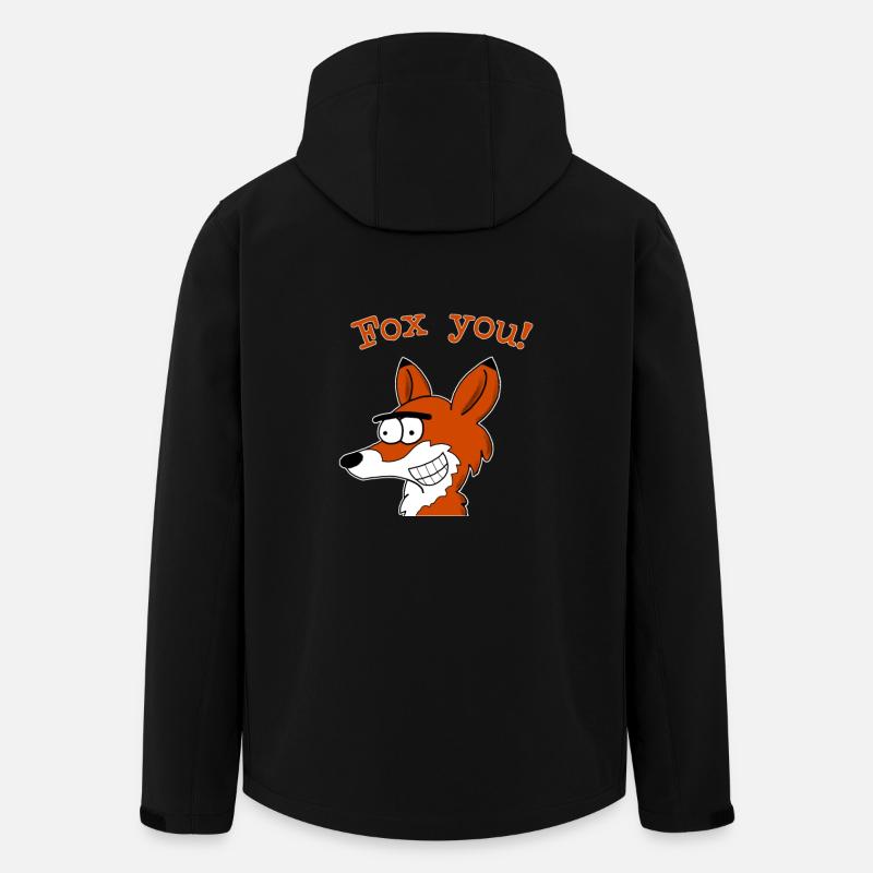 Fox vous! - Veste softshell homme en polyester recyclé Stanley/Stella - noir