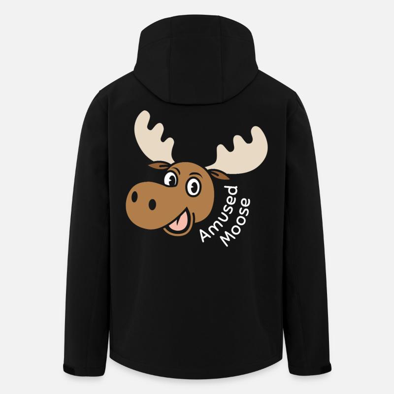 Orignal amusé - Veste softshell homme en polyester recyclé Stanley/Stella - noir