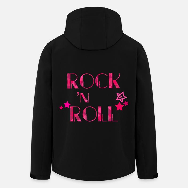 ROCK’N ROLL - Veste softshell homme en polyester recyclé Stanley/Stella - noir